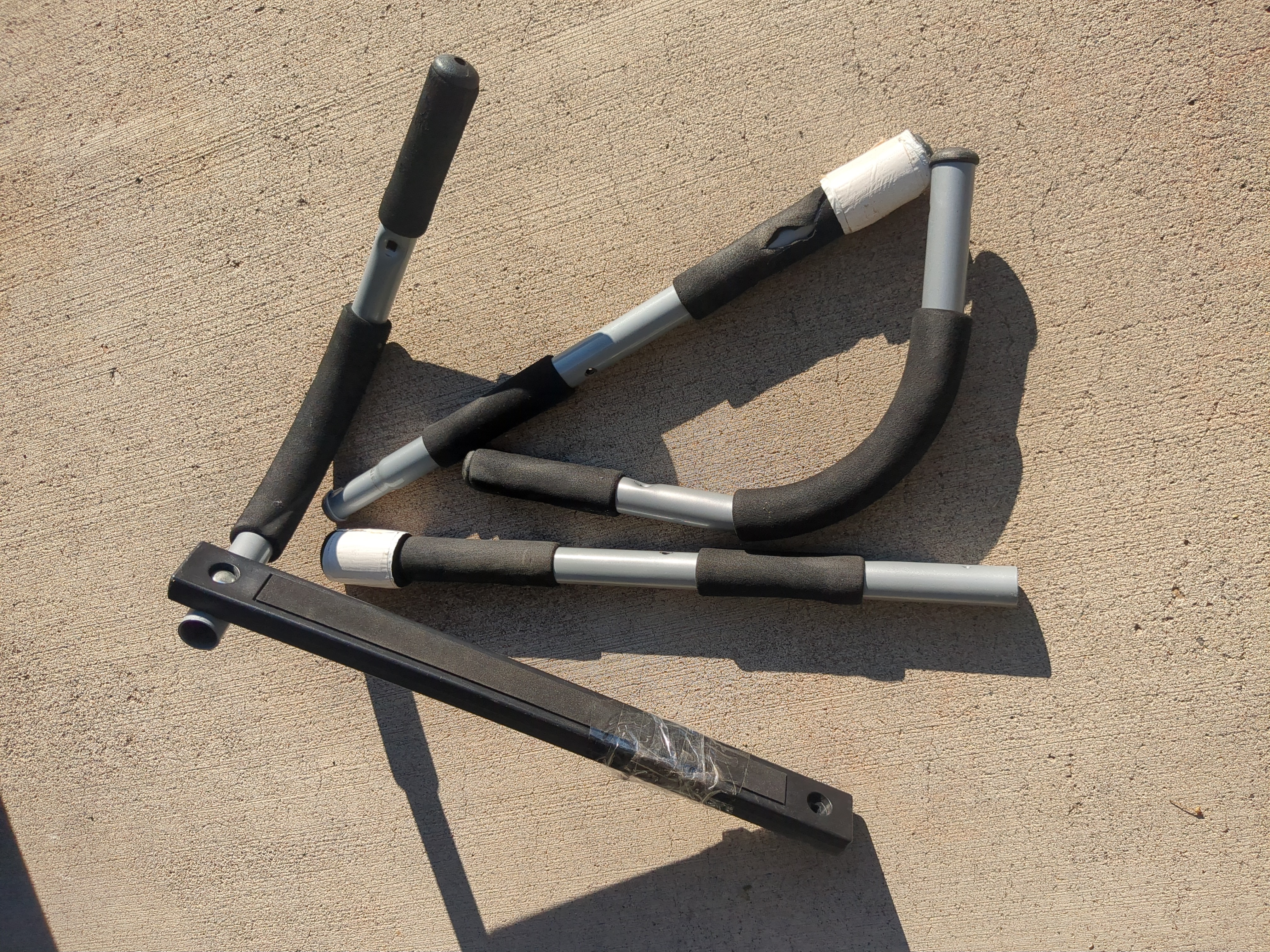 Doorway Pull-Up Bar with Foam Grip Handles